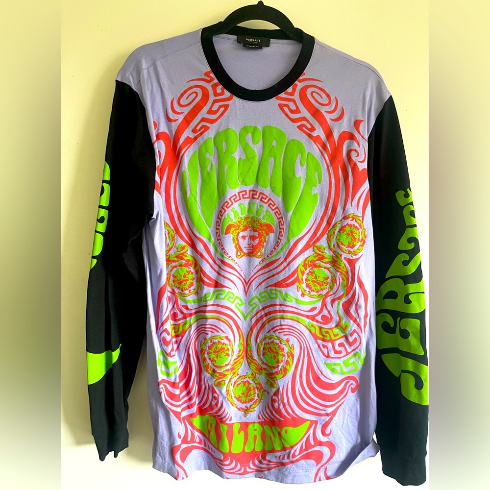 VERSACE long sleeve tee